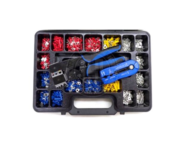 1003PCE Twin Quick Change Ratchet Crimper Kit-H031003BC-Jaw-crimp-crimping-crimp tool-crimping tool-crimp wire-ferrule crimp-ratchet crimp-Taiwan Manufacturer-Insulated terminal-non Insulated terminal-hsunwang-licrim-hsunwang.com