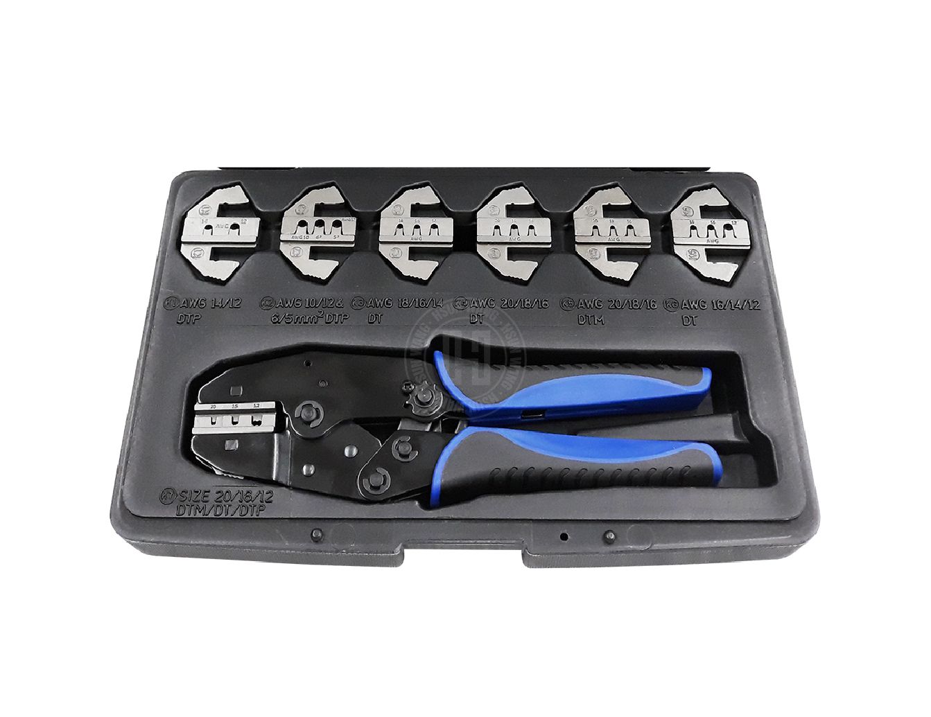 DTP connector crimper- JBBF13-Jaw-crimp-crimping-crimp tool-crimping tool-crimp wire-ferrule crimp-ratchet crimp-Taiwan Manufacturer-hsunwang-licrim-hsunwang.com