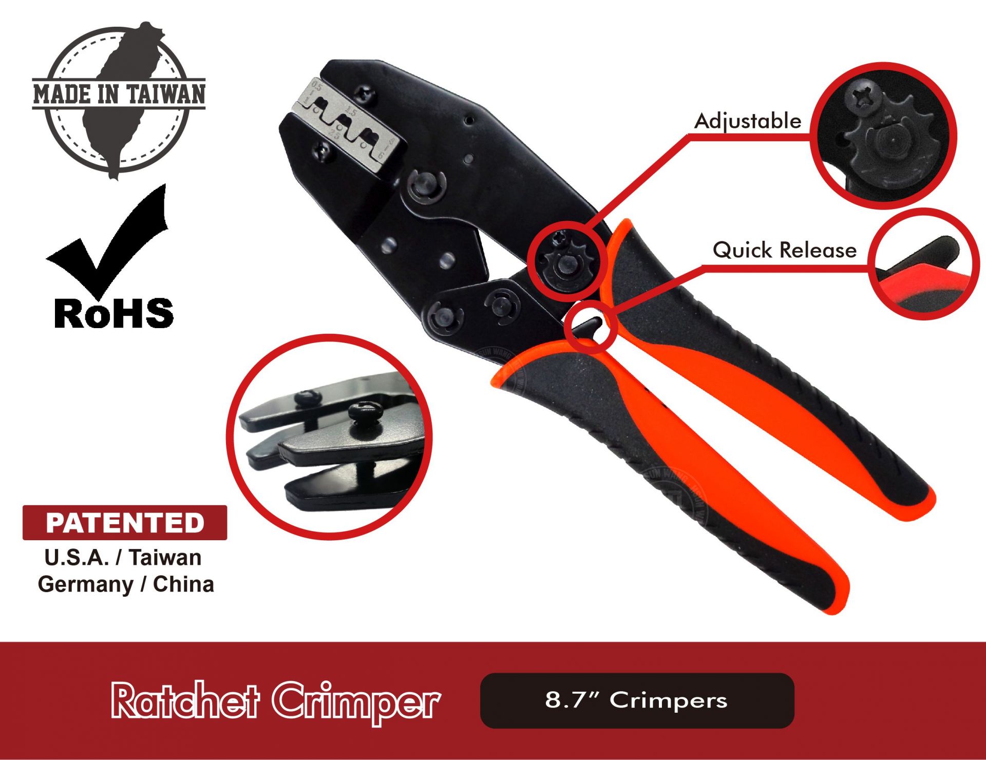 Deutsch Solid Crimper  Q065BDK7-Q065BDK7-Jaw-crimp-crimping-crimp tool-crimping tool-hsunwang-licrim-hsunwang.com
