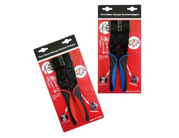 H03I Twin Quick Change Ratchet Crimper-H03I-Jaw-crimp-crimping-crimp tool-crimping tool-crimp wire-ferrule crimp-ratchet crimp-Taiwan Manufacturer-Insulated terminal-non Insulated terminal-hsunwang-licrim-hsunwang.com
