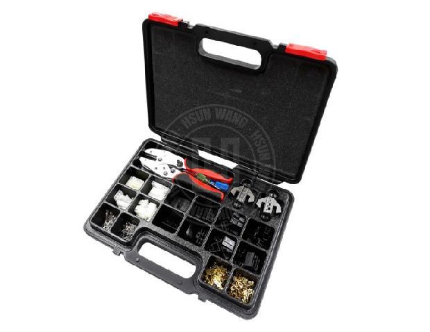 245PCE Light Open Barrel Auto Connector &amp;amp;amp; Tool Kit-JC245AA12-Jaw-crimp-crimping-crimp tool-crimping tool-crimp wire-ferrule crimp-ratchet crimp-Taiwan Manufacturer-hsunwang-licrim-hsunwang.com
